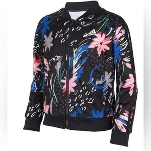 Adidas Girls' Print Tricot Jacket Size 5